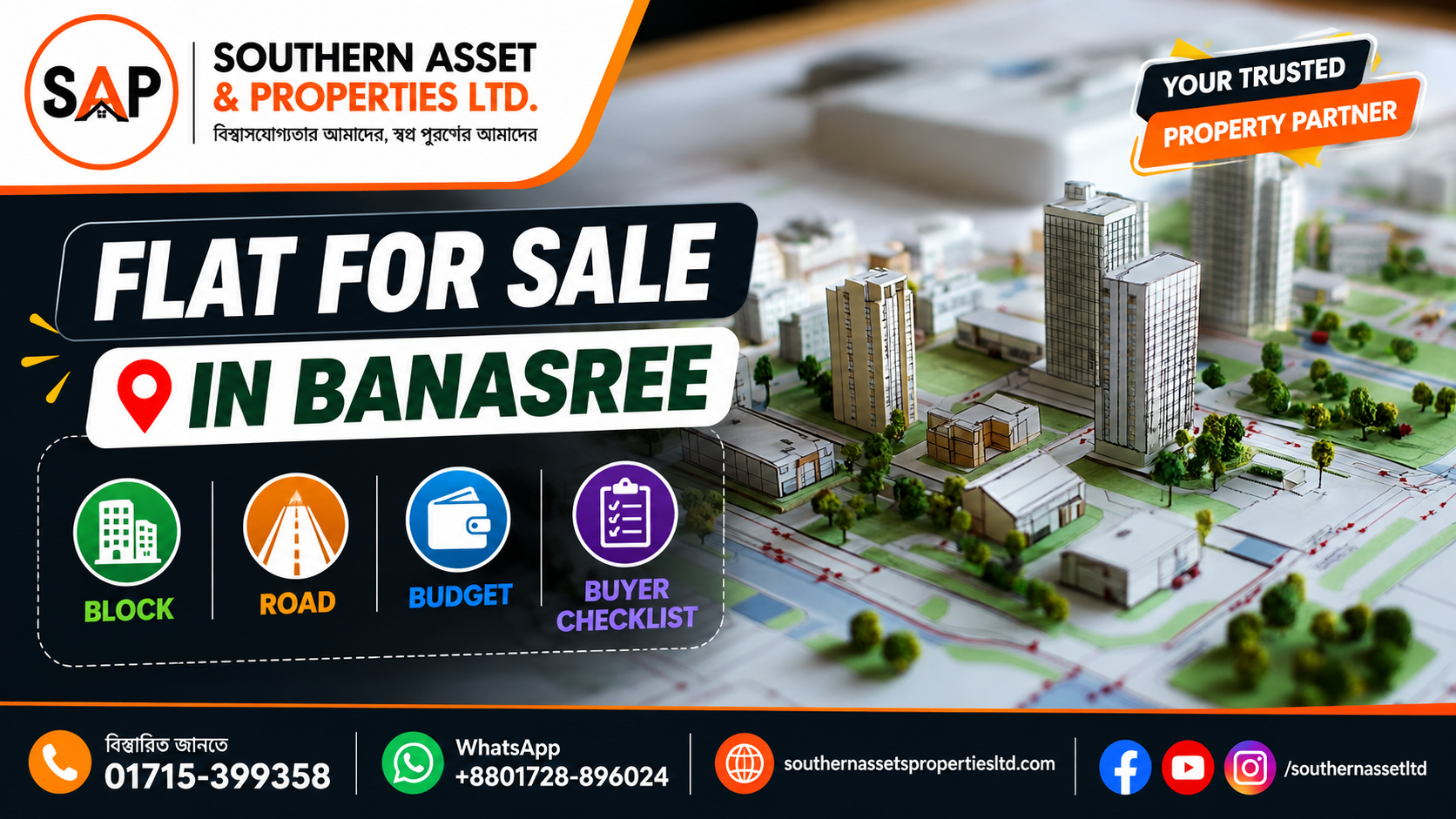 Flat for Sale in Banasree: Block, Road, Budget ও Buyer Checklist