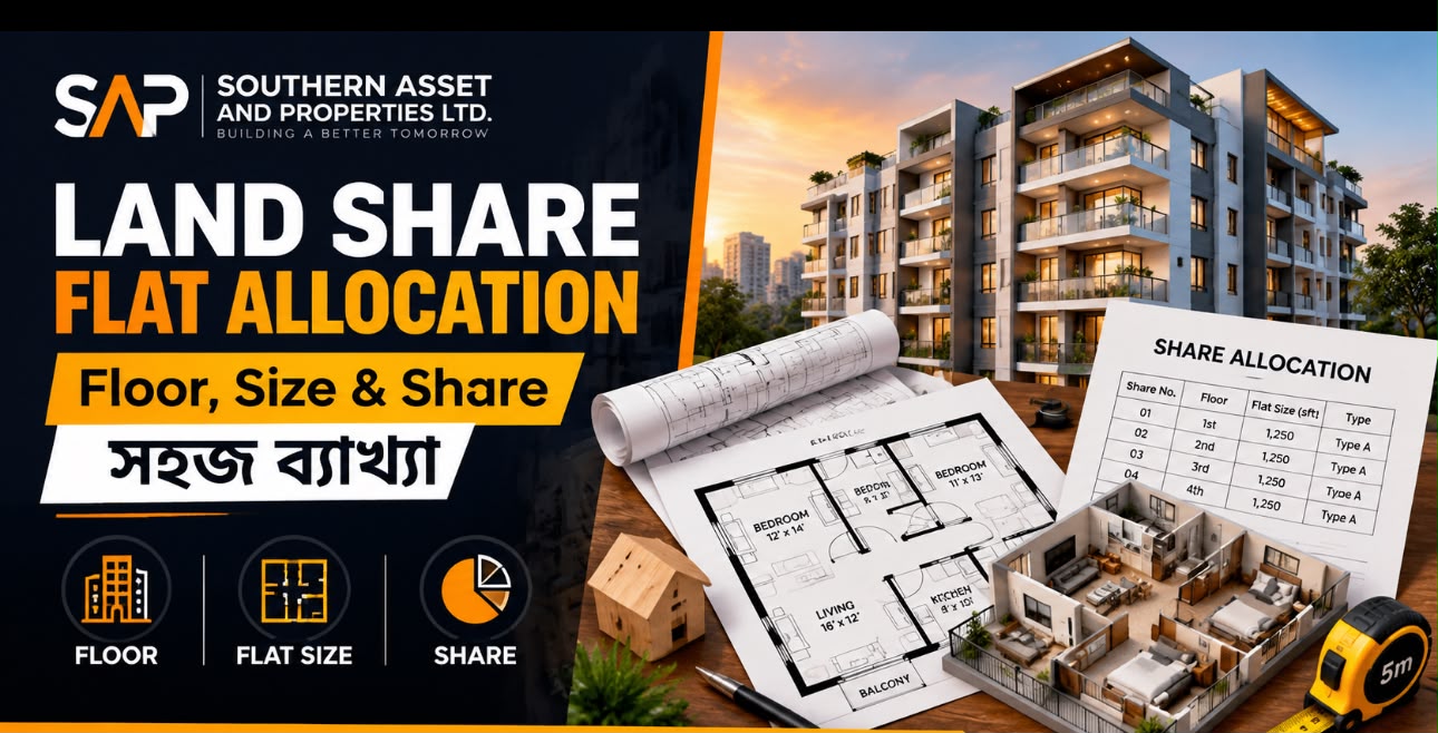 Land Share Flat Allocation: Floor, Size ও Share কীভাবে ঠিক হয়—সহজ ব্যাখ্যা
