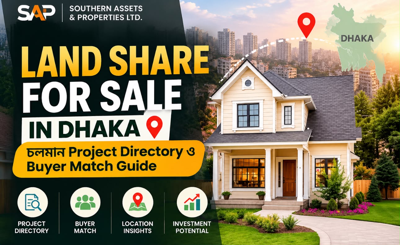 Land Share for Sale in Dhaka: চলমান Project Directory ও Buyer Match Guide